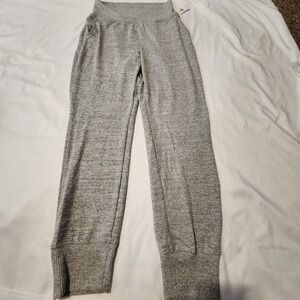 Women's Gap‎ Sweatpants Heather Grey Size M Lounge Extra Tall Waist